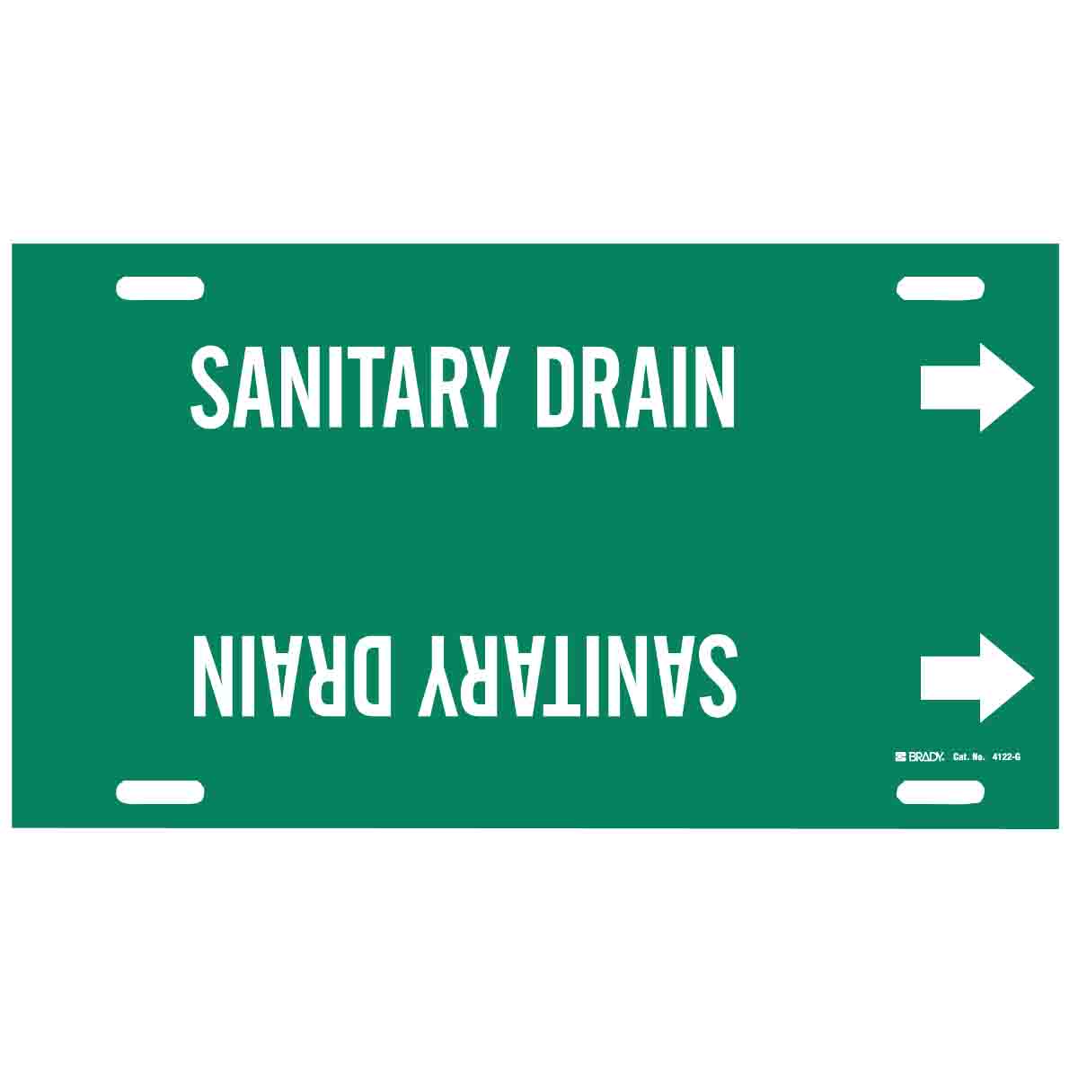 4122-G 4122-G SANITARY DRAIN/GRN/STY G
