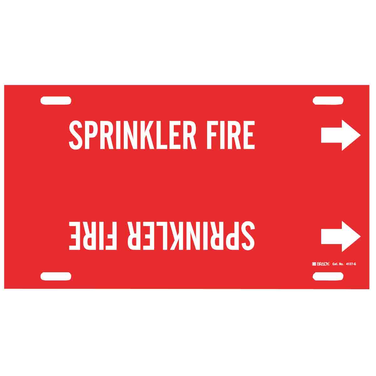 4127-G 4127-G SPRINKLER FIRE RED/STY G