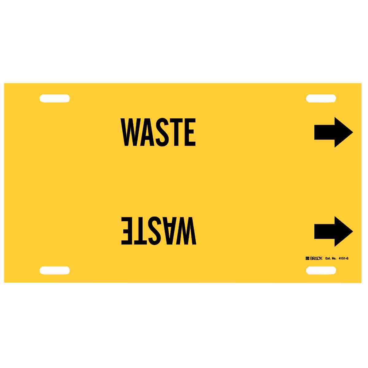 4151-G B915 STYLE G BLK/YEL WASTE
