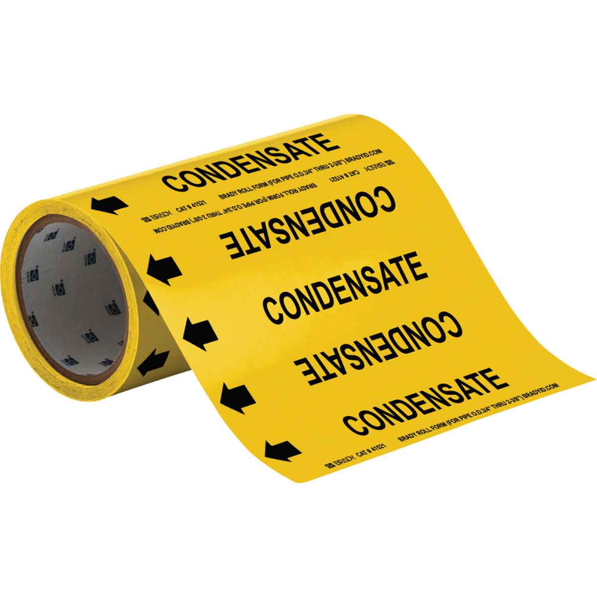 41521 ROLL FORM PIPE MARKER CONDENSATE