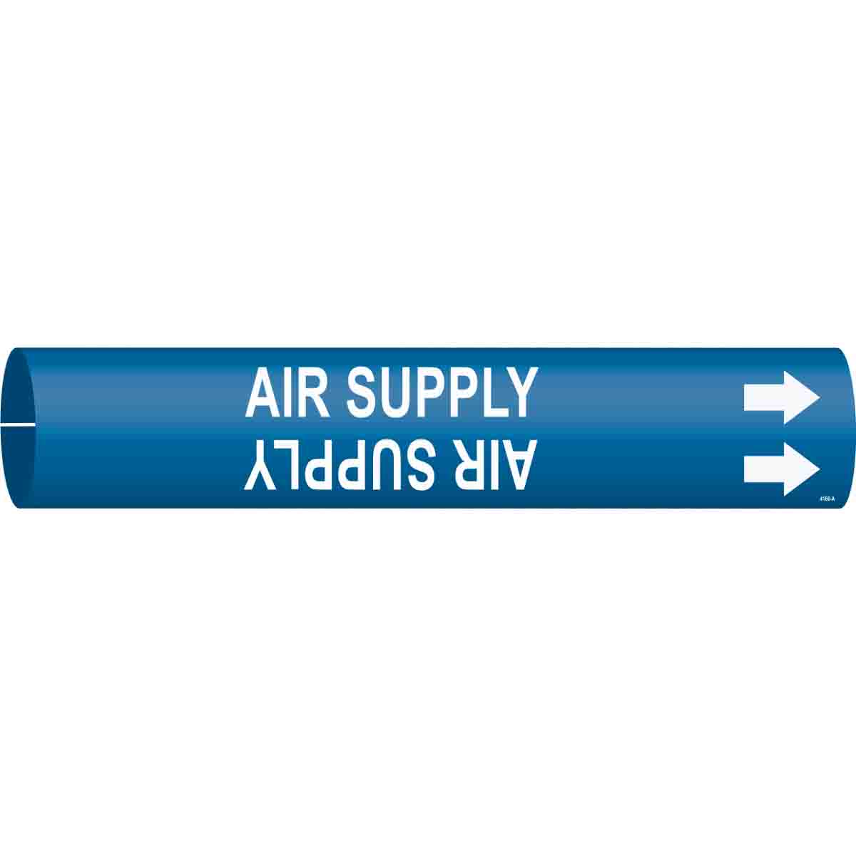 4160-A B915 PIPEMARKER SIZE A WHITE/BLUE
