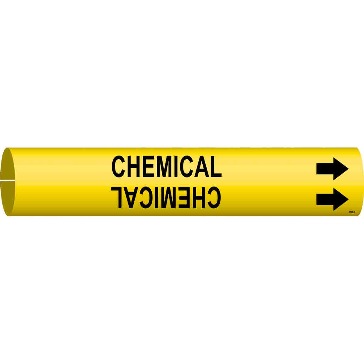 4169-A B915 PIPEMARKER SIZE A BLACK/YELLOW