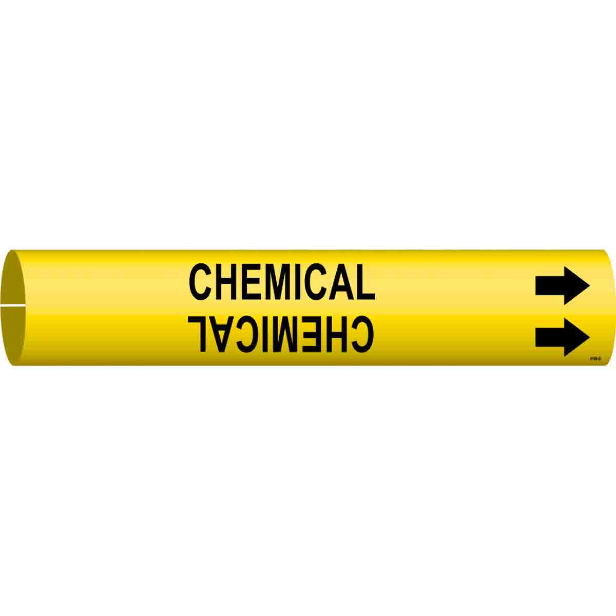 4169-B B915 PIPEMARKER SIZE B BLACK/YELLOW