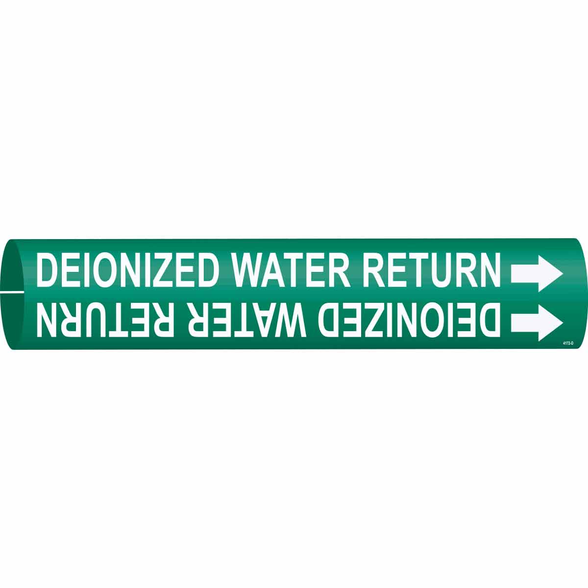 4172-D B915 PIPEMARKER SIZE D WHITE/GREEN