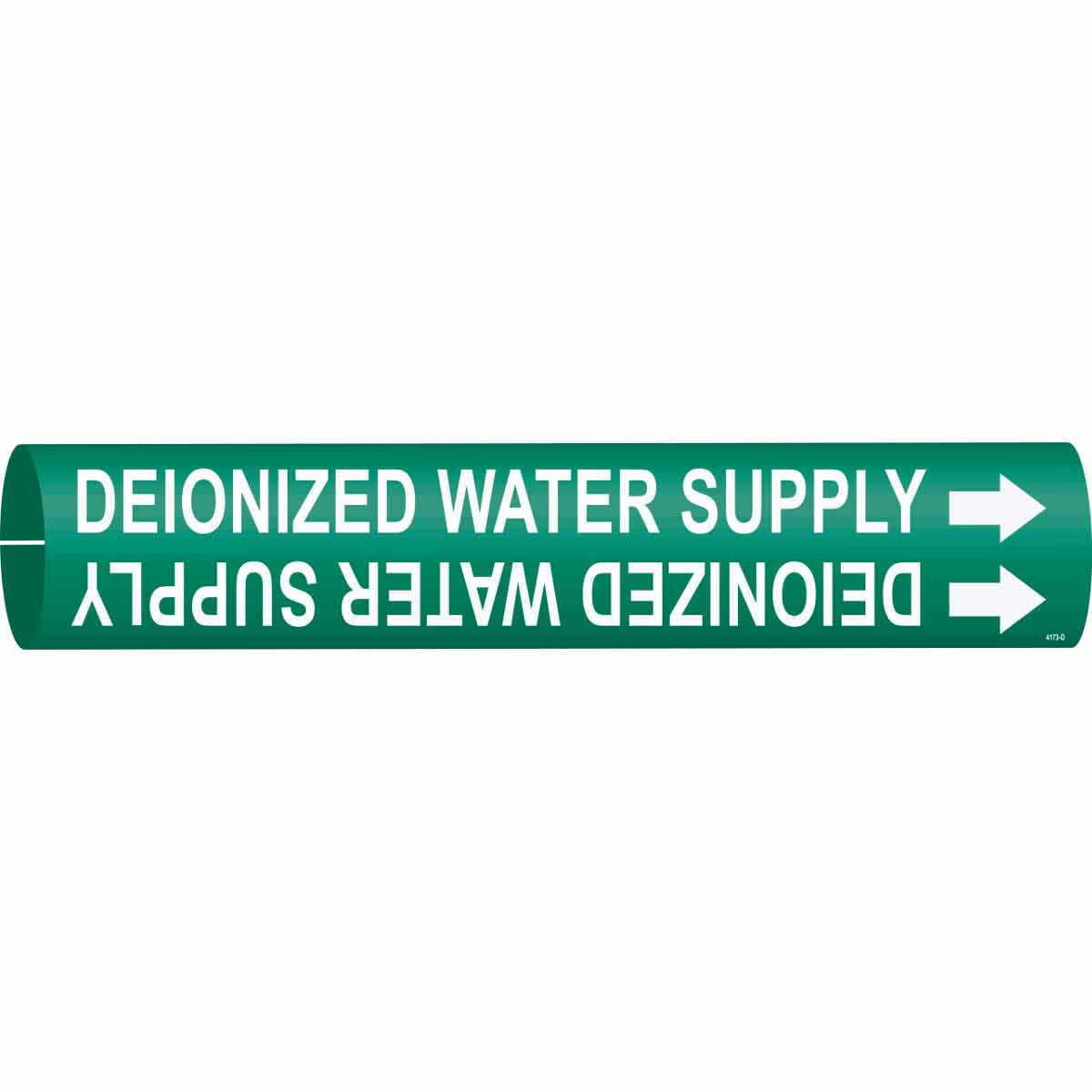 4173-D B915 PIPEMARKER SIZE D WHITE/GREEN