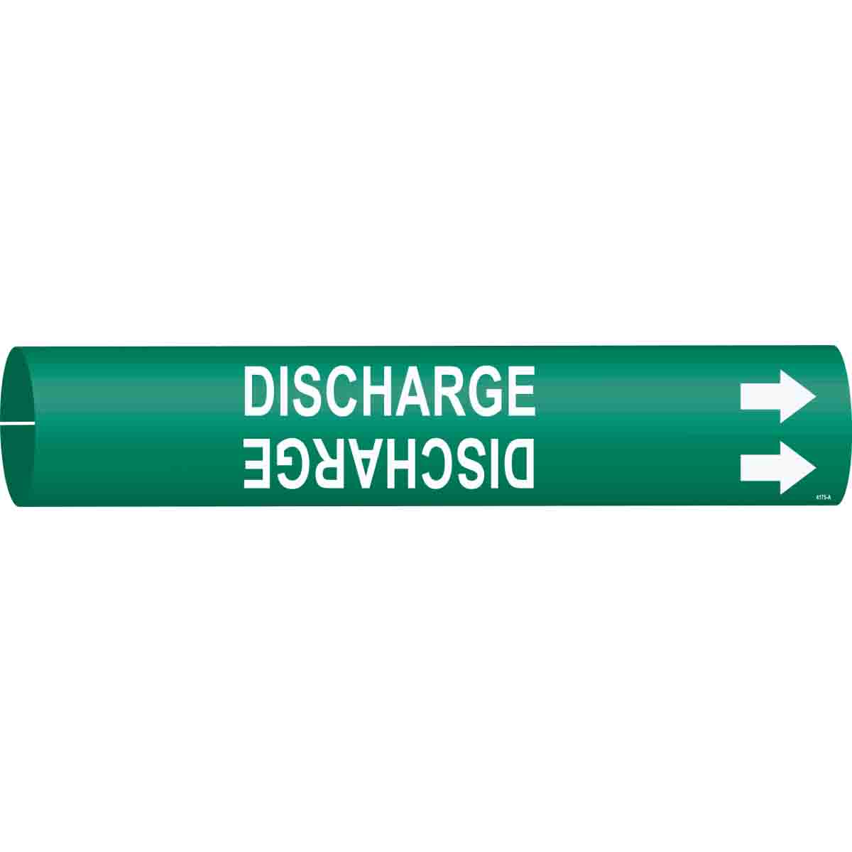 4175-A B915 PIPEMARKER SIZE A WHITE/GREEN