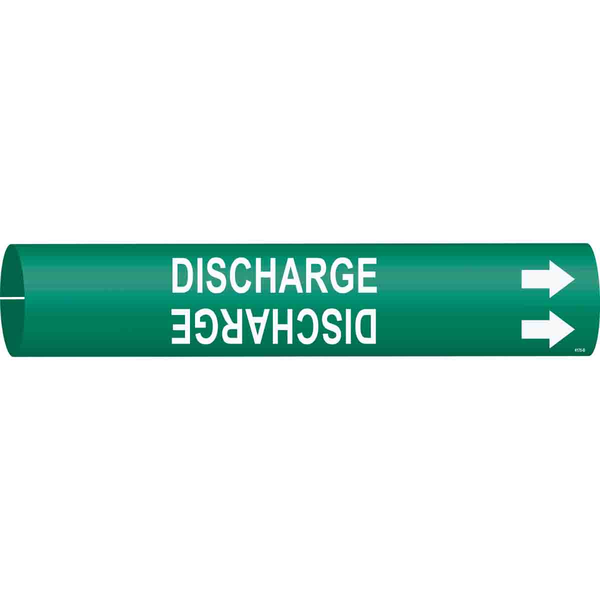 4175-B B915 PIPEMARKER SIZE B WHITE/GREEN