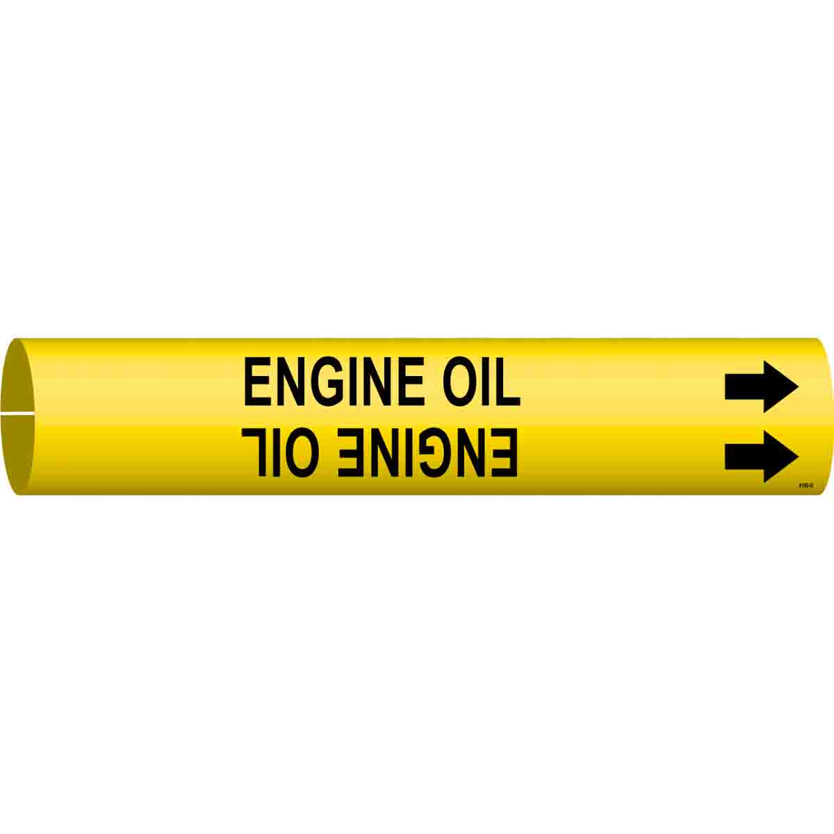 4180-D B915 PIPEMARKER SIZE D BLACK/YELLOW