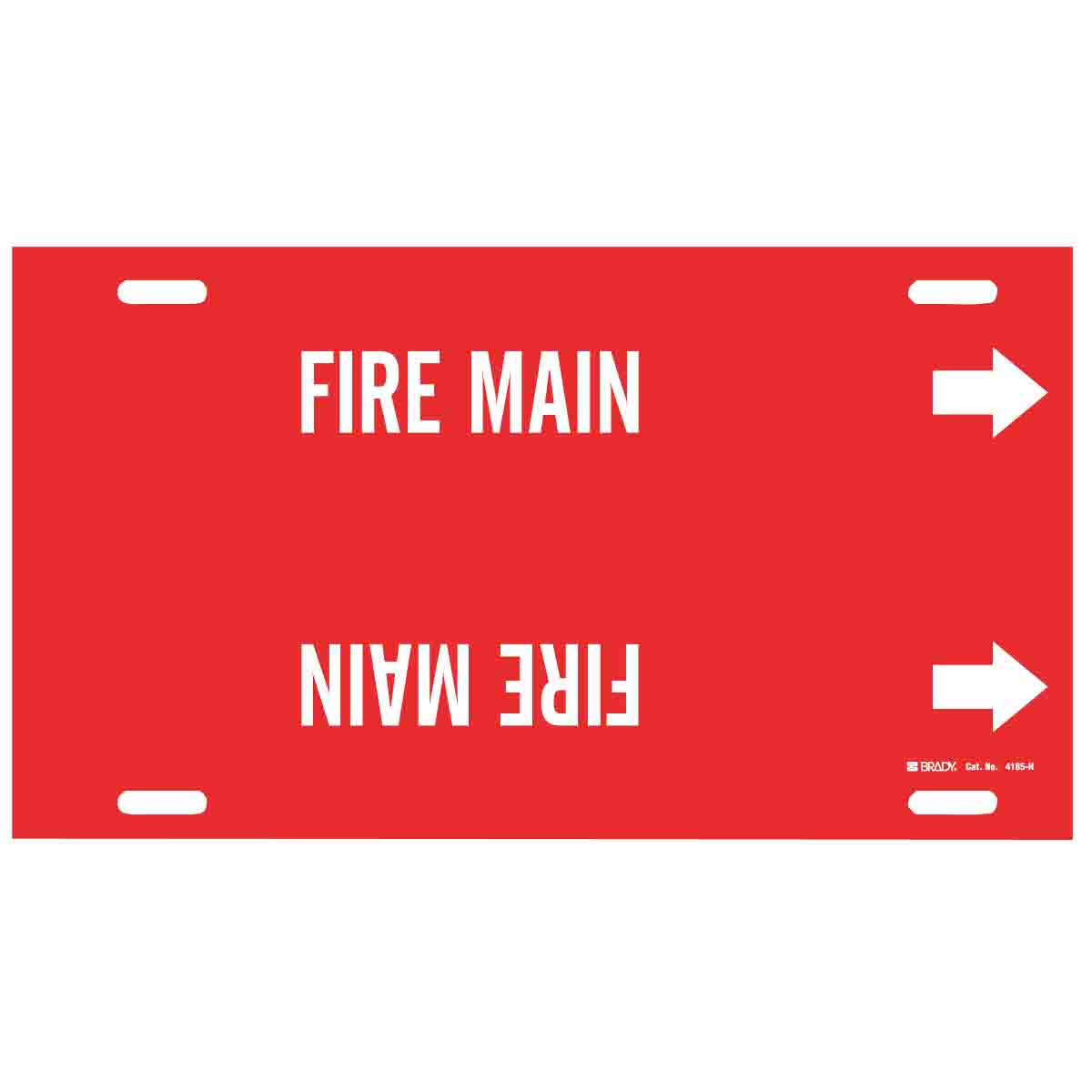 4185-H B915 STYLE-H WHITE/RED