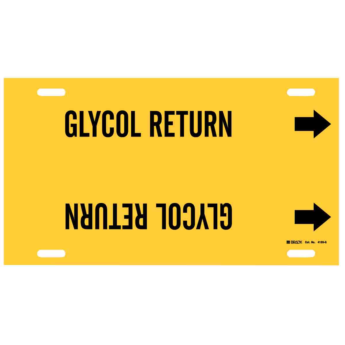 4189-G B915 STYLE G BLK/YEL GLYCOL RETURN