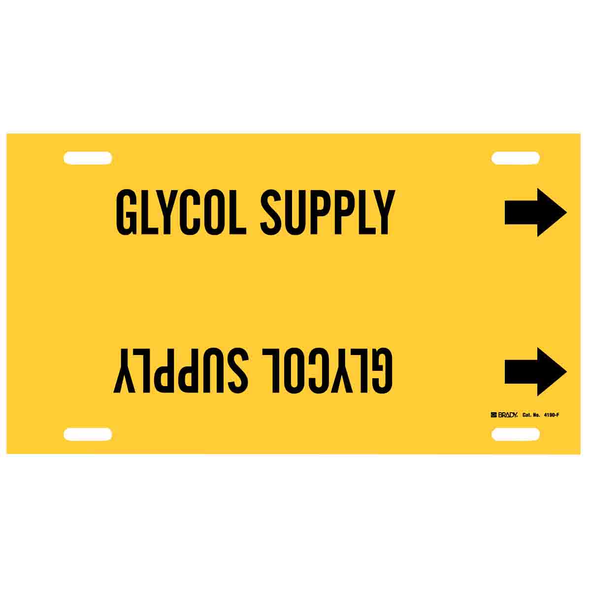 4190-F B915 STYLE F BLK/YEL GLYCOL SUPPLY