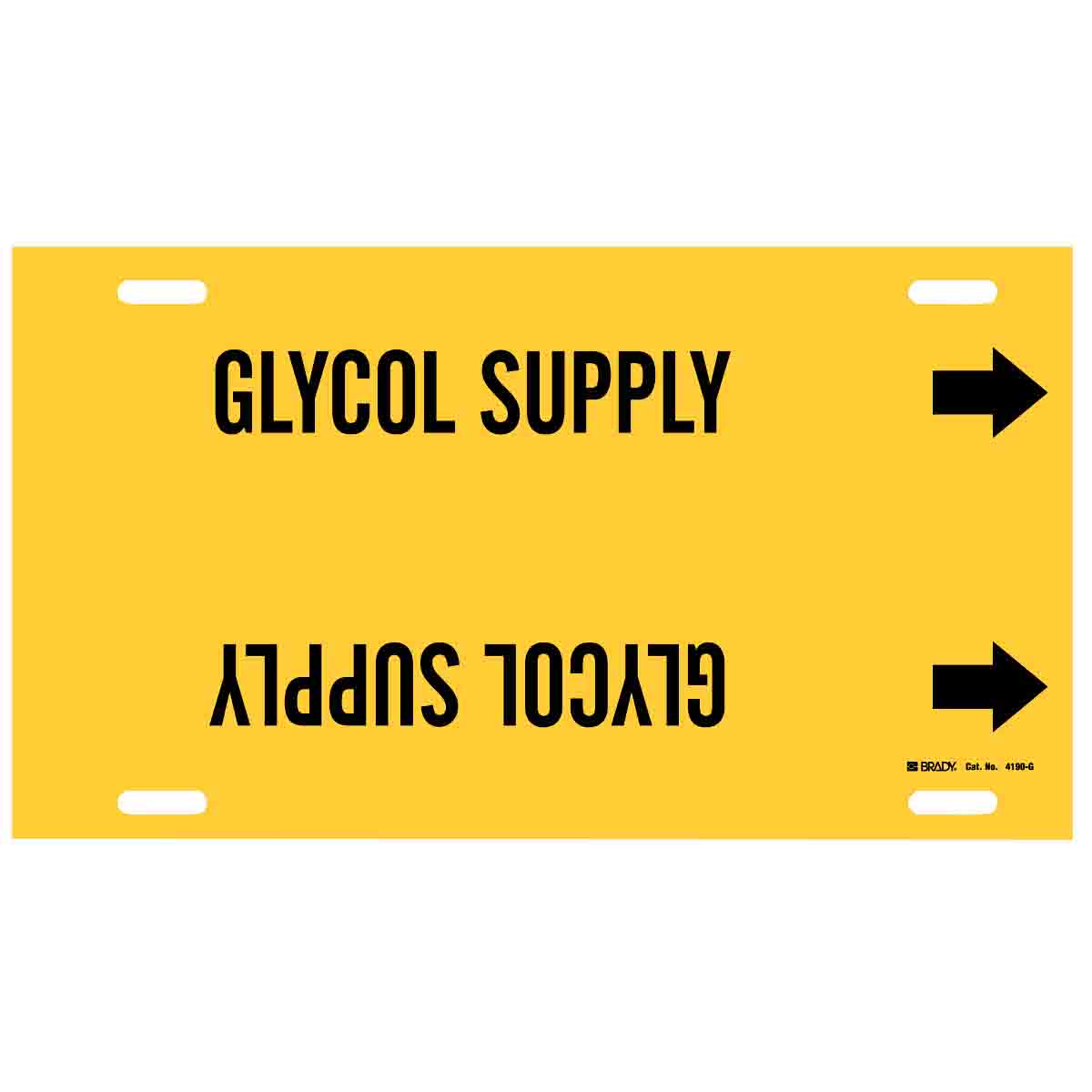 4190-G BRADYSTRAP-ON PIPE MARKER