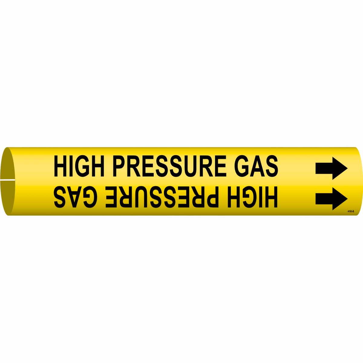 4193-B B915 PIPEMARKER SIZE B BLACK/YELLOW