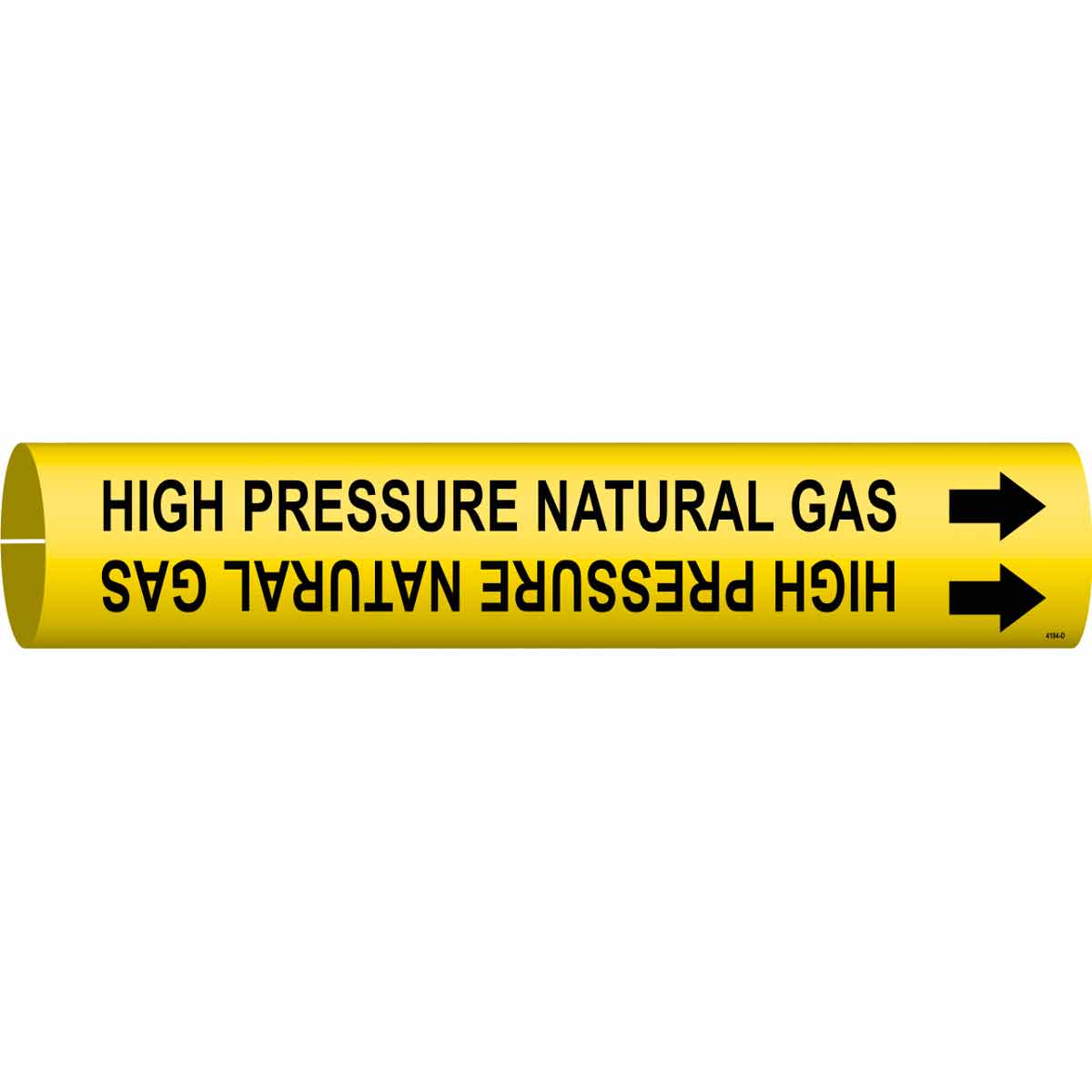4194-D B915 PIPEMARKER SIZE D BLACK/YELLOW