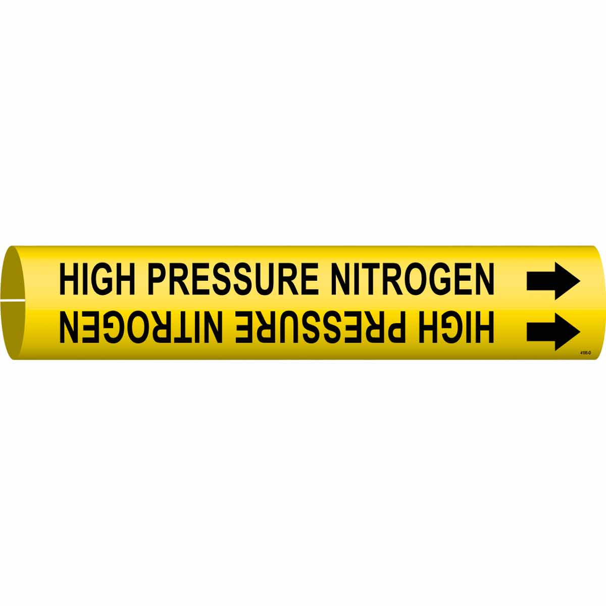 4195-D B915 PIPEMARKER SIZE D BLACK/YELLOW