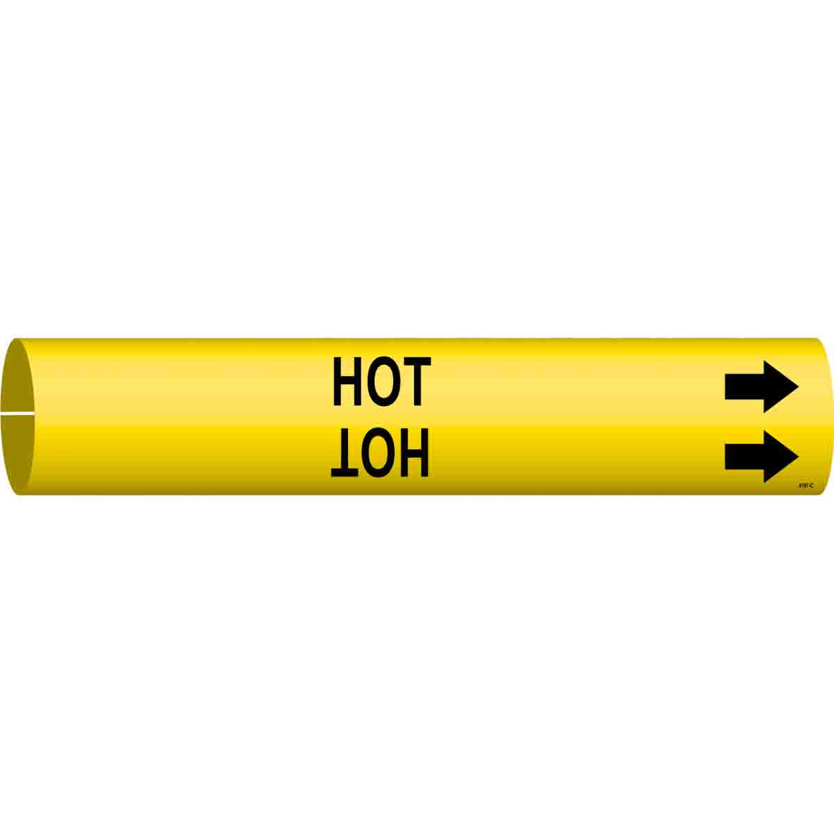 4197-C B915 PIPEMARKER SIZE C BLACK/YELLOW