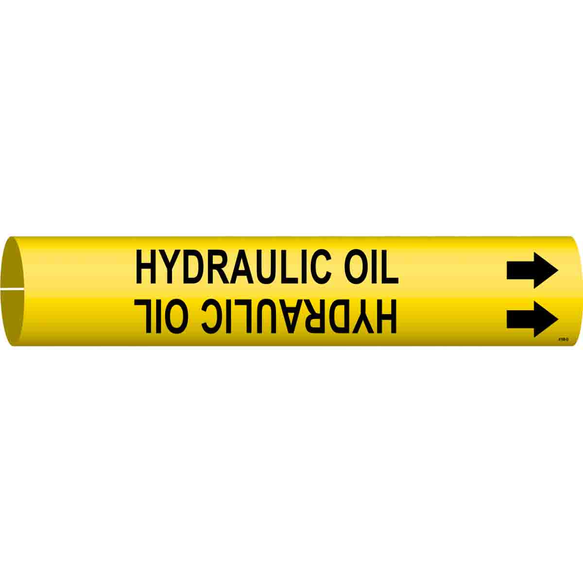 4199-D B915 PIPEMARKER SIZE D BLACK/YELLOW