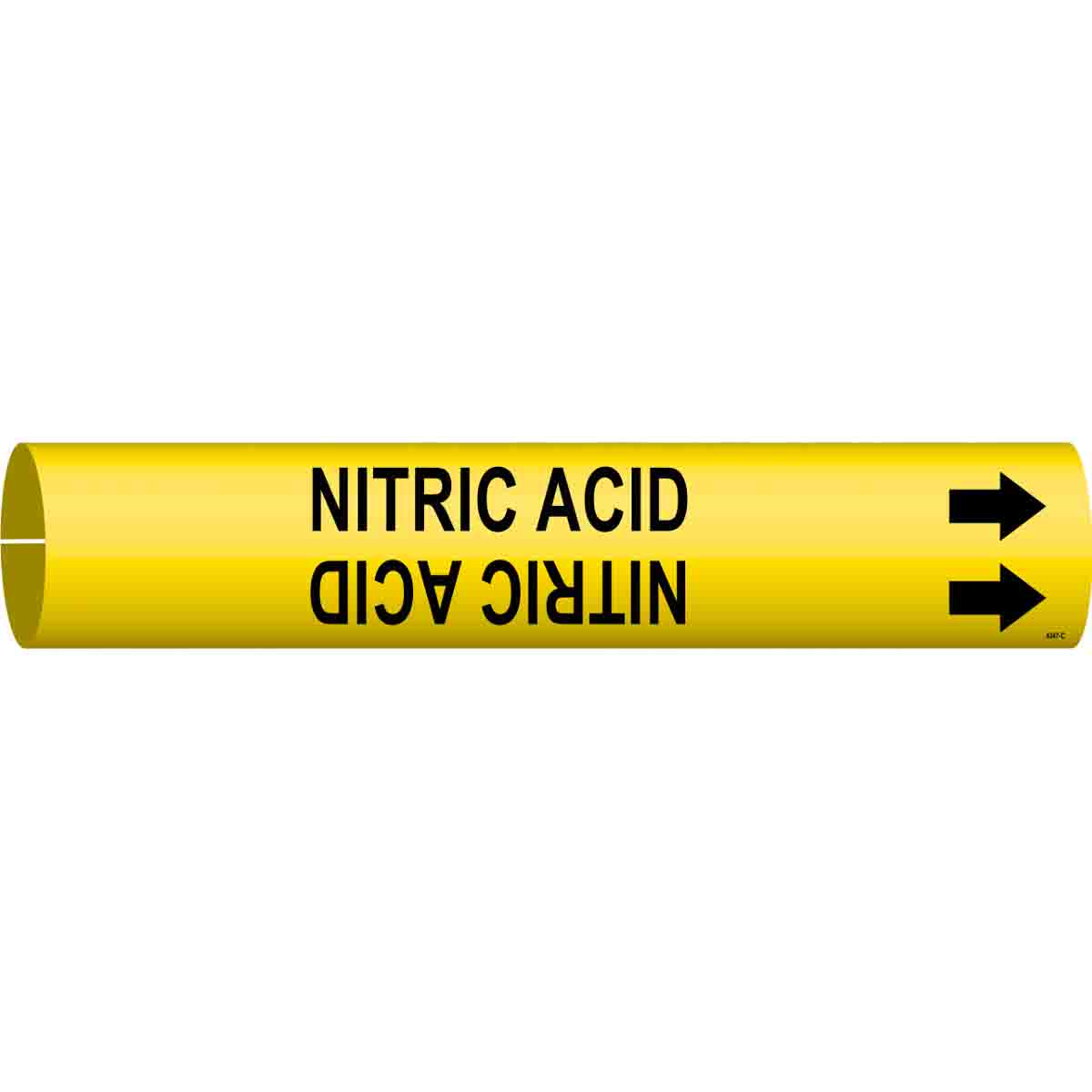 4247-C B915 PIPEMARKER SIZE C BLACK/YELLOW