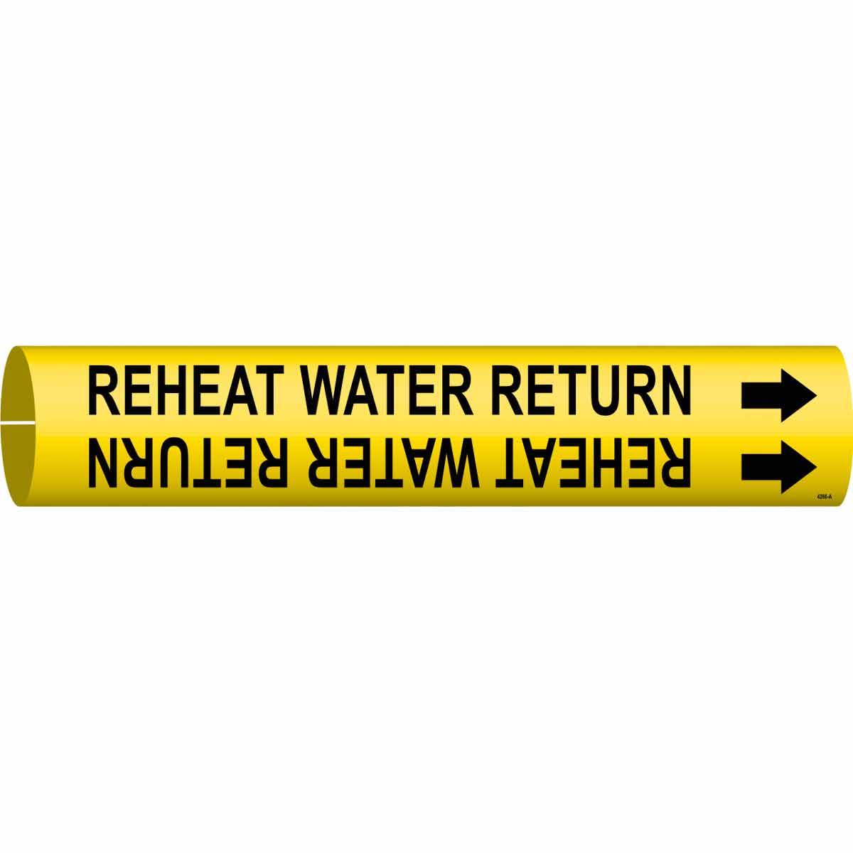 4266-A B915 STYLE A BLK/YEL REHEAT WATER RETURN