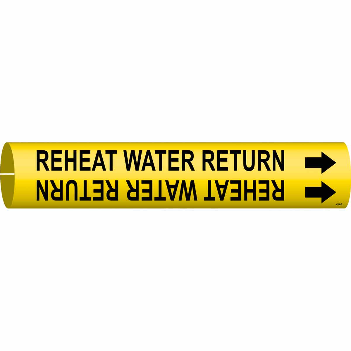 4266-B B915 STYLE B BLK/YEL REHEAT WATER RETURN
