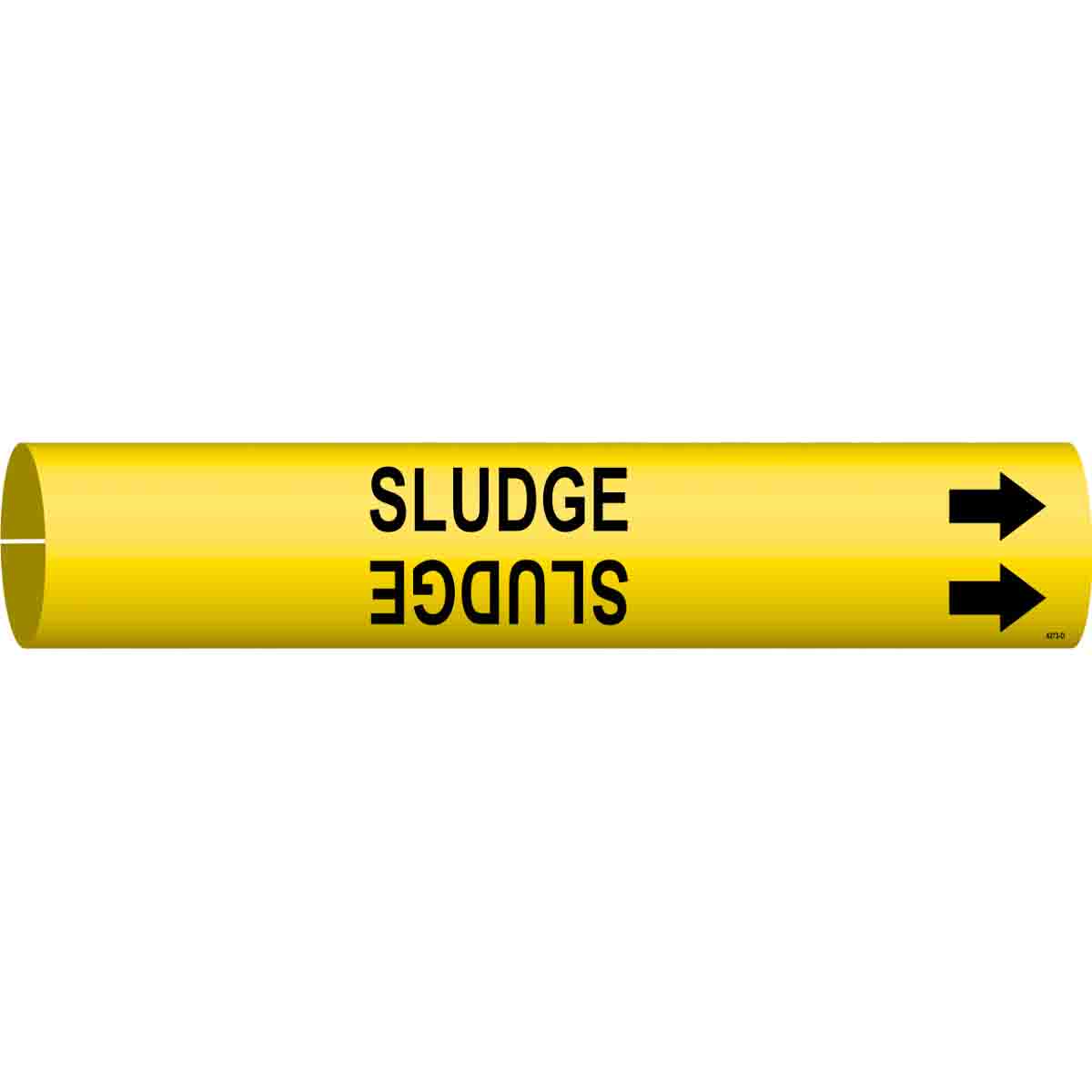4273-D B915 PIPEMARKER SIZE D BLACK/YELLOW