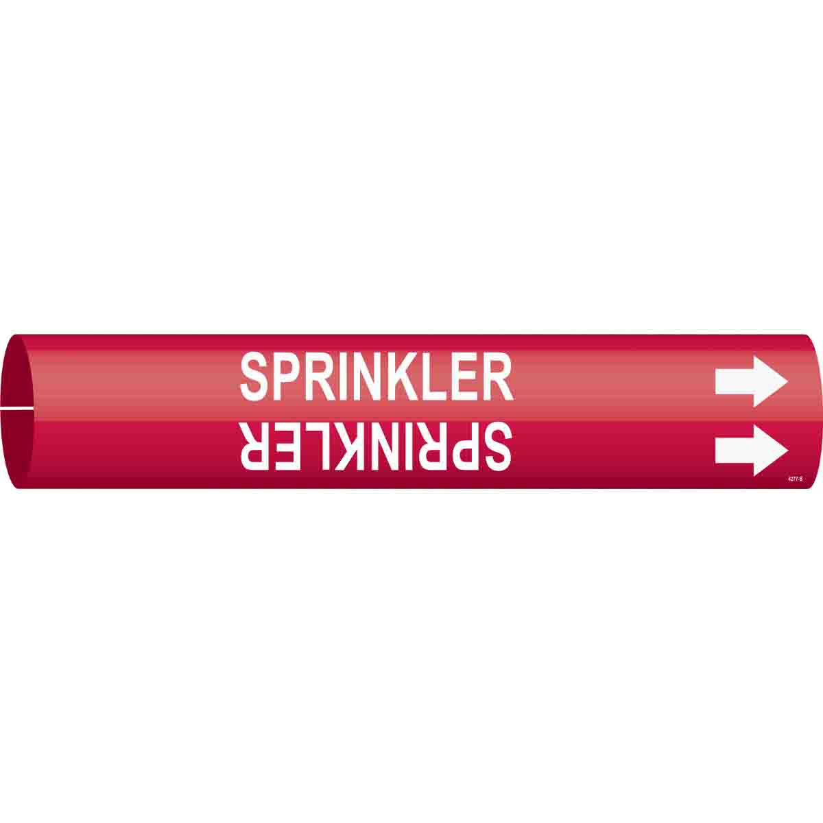 4277-B B915 SIZE B WHITE/RED -SPRINKLER