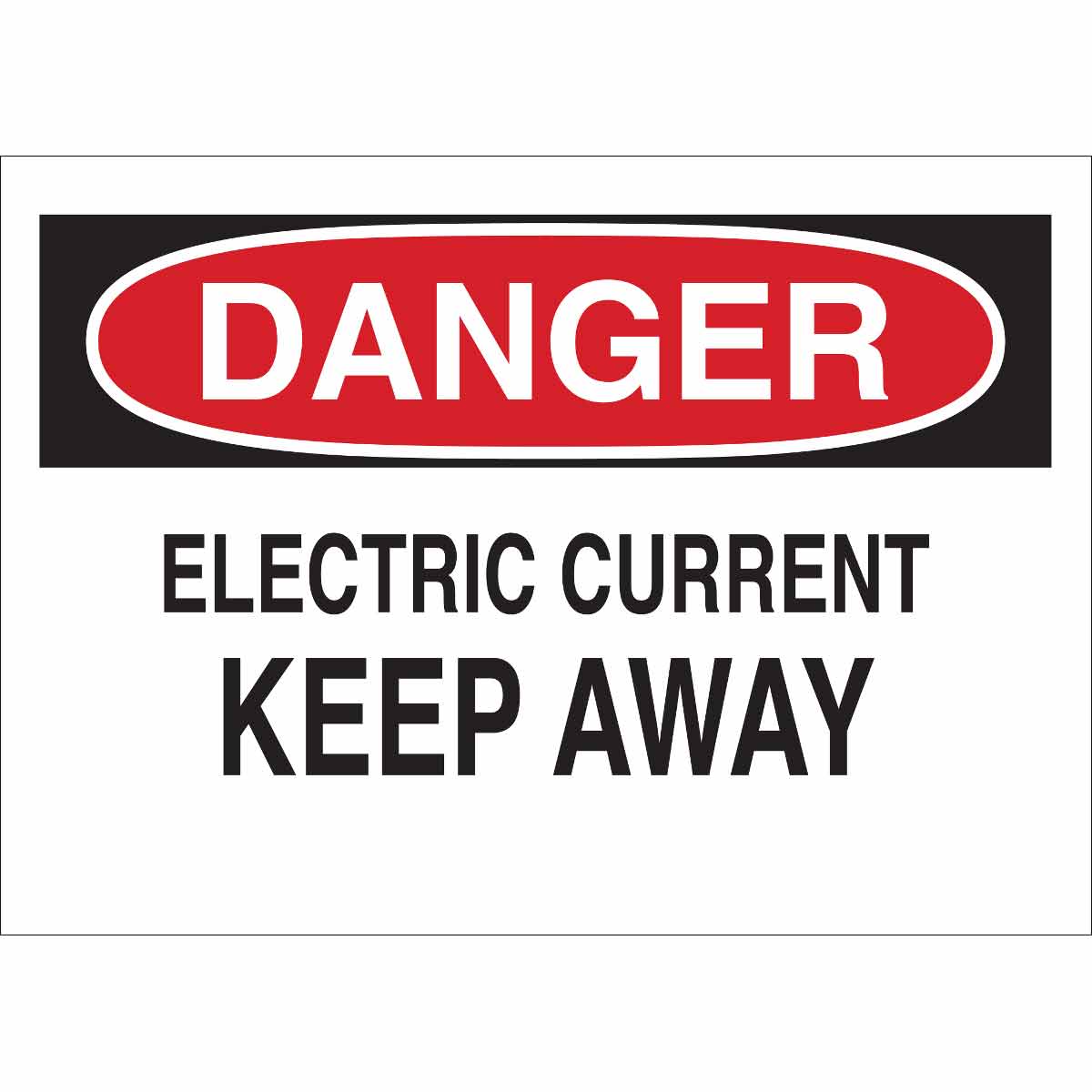 43102 ELECTRICAL HAZARD SIGN