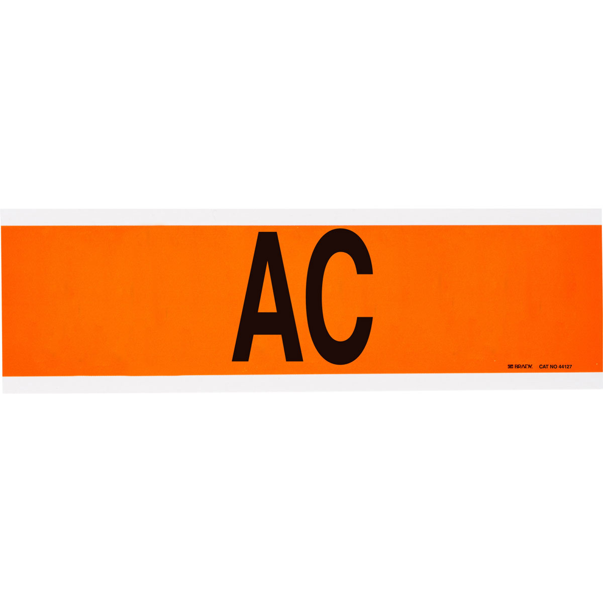 44127 Label STYLE A BK on OR AC 1/CD