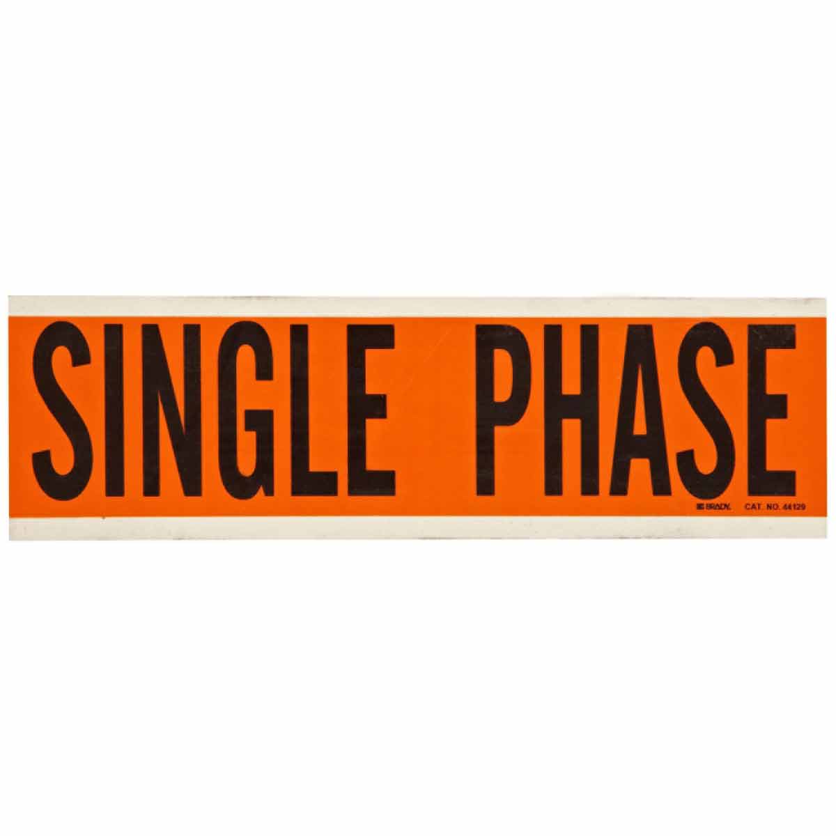 Single Phase Conduit and Voltage Labels | BradyID.com