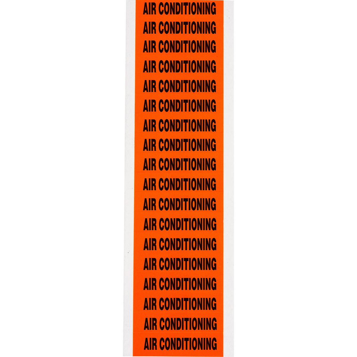44347 Lbl STYLE C BK/OR AIR COND. 18/CD