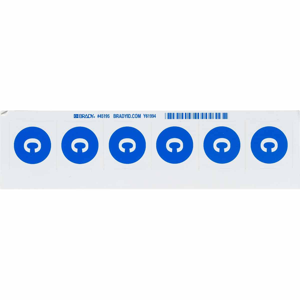 45195 B946 1.5X1.5 WHT/BLUE 6/CD