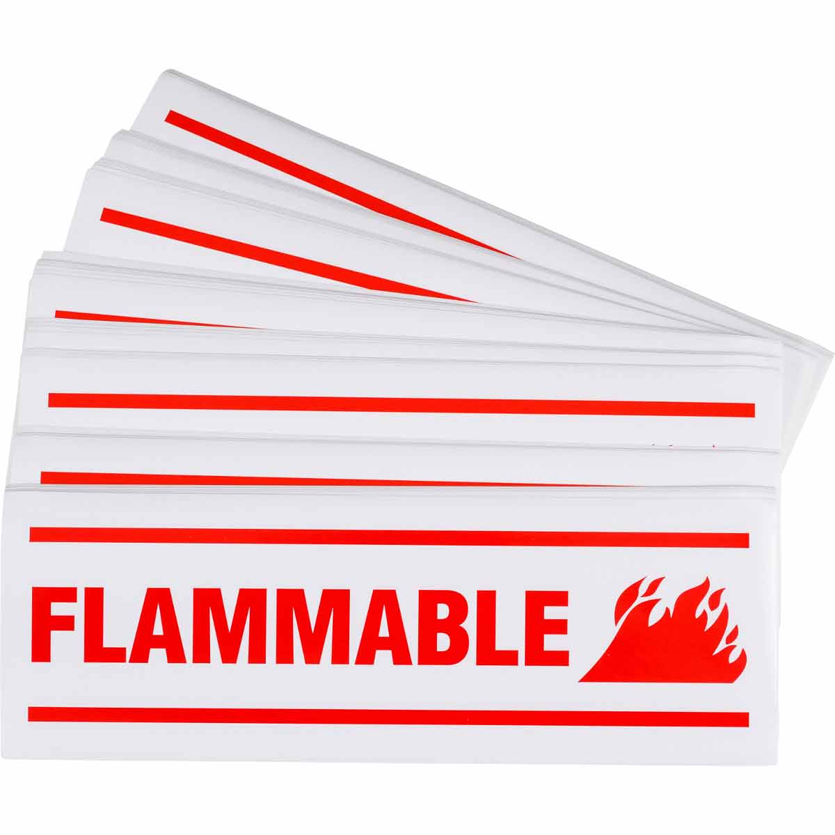 857 HAZ-WARNING FLAMMABLE