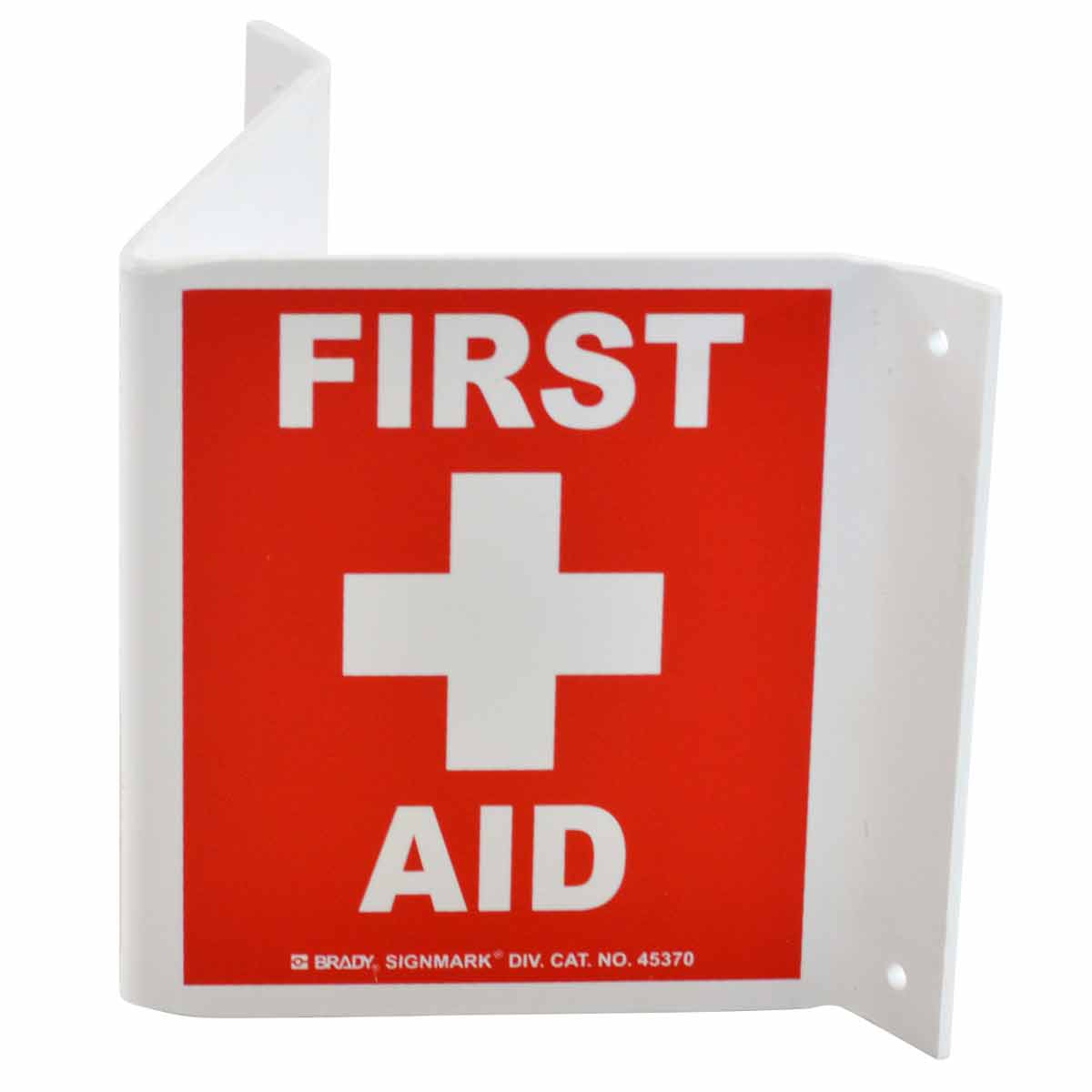 94014 B-347 V-SHAPED PHOTOLUMINESCENT SIGN