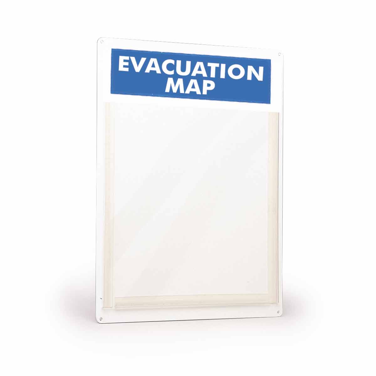 45381 EVACUATION MAP DISPLAY 15"H X 11"W
