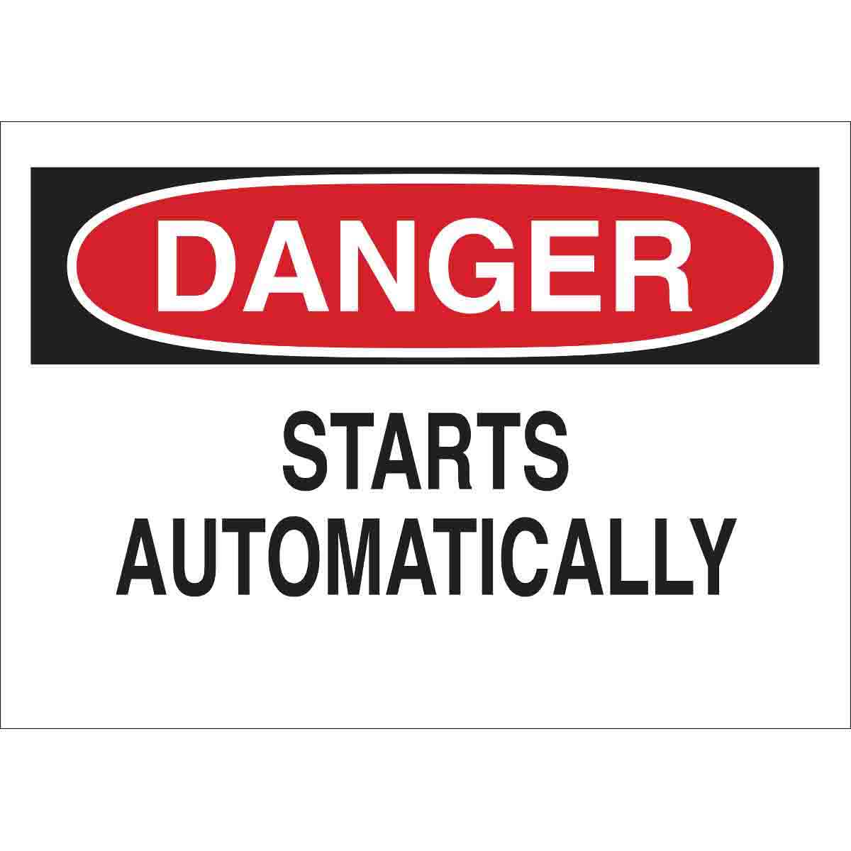 47159 MACHINE & OPERATIONAL SIGN