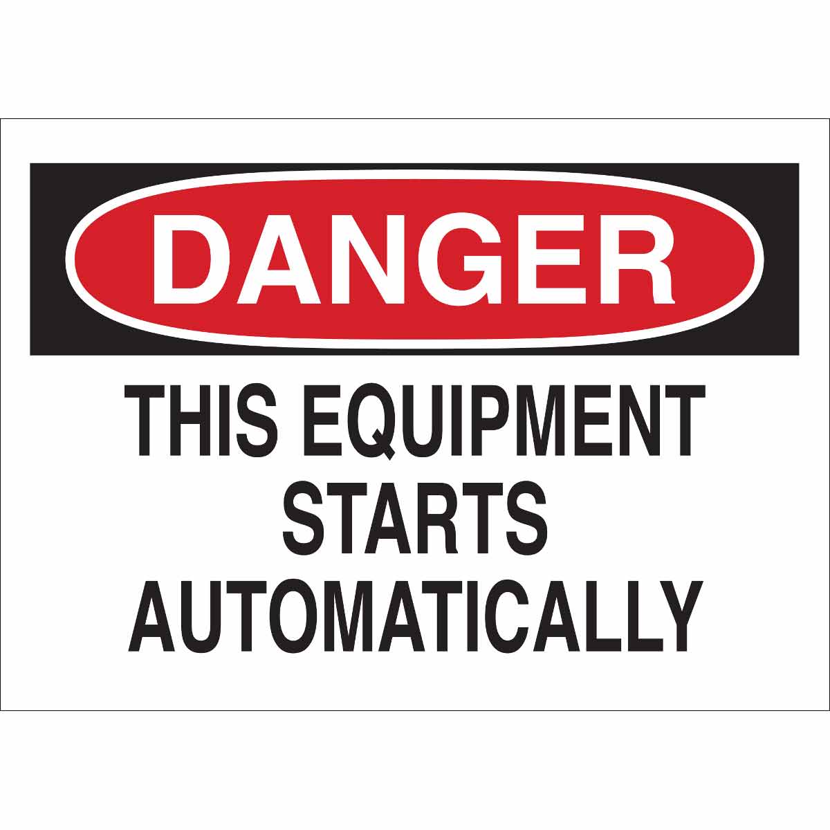 47192 MACHINE & OPERATIONAL SIGN