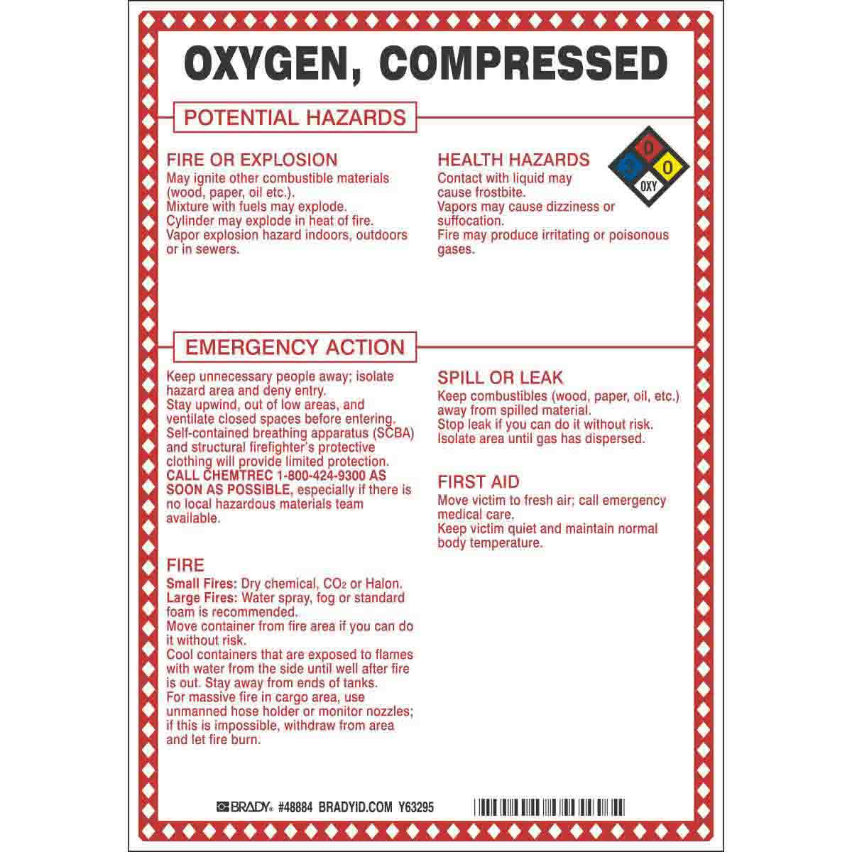 48884 B120,10X7,OXYGEN, COMPRESSED