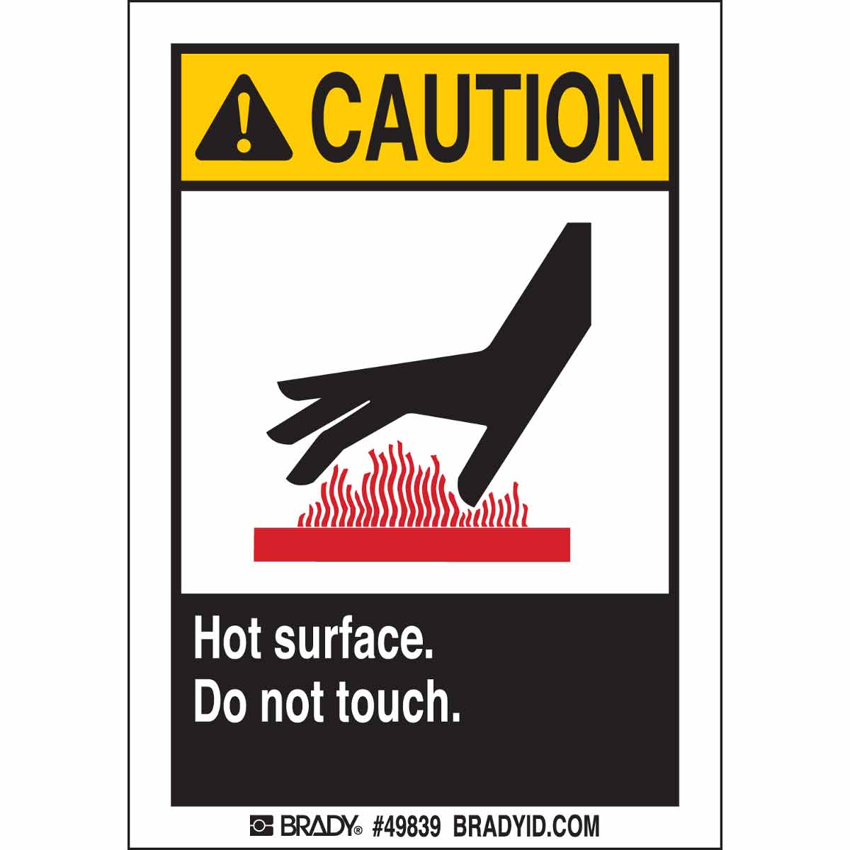 49839 DO NOT TOUCH/HOT 5/PK