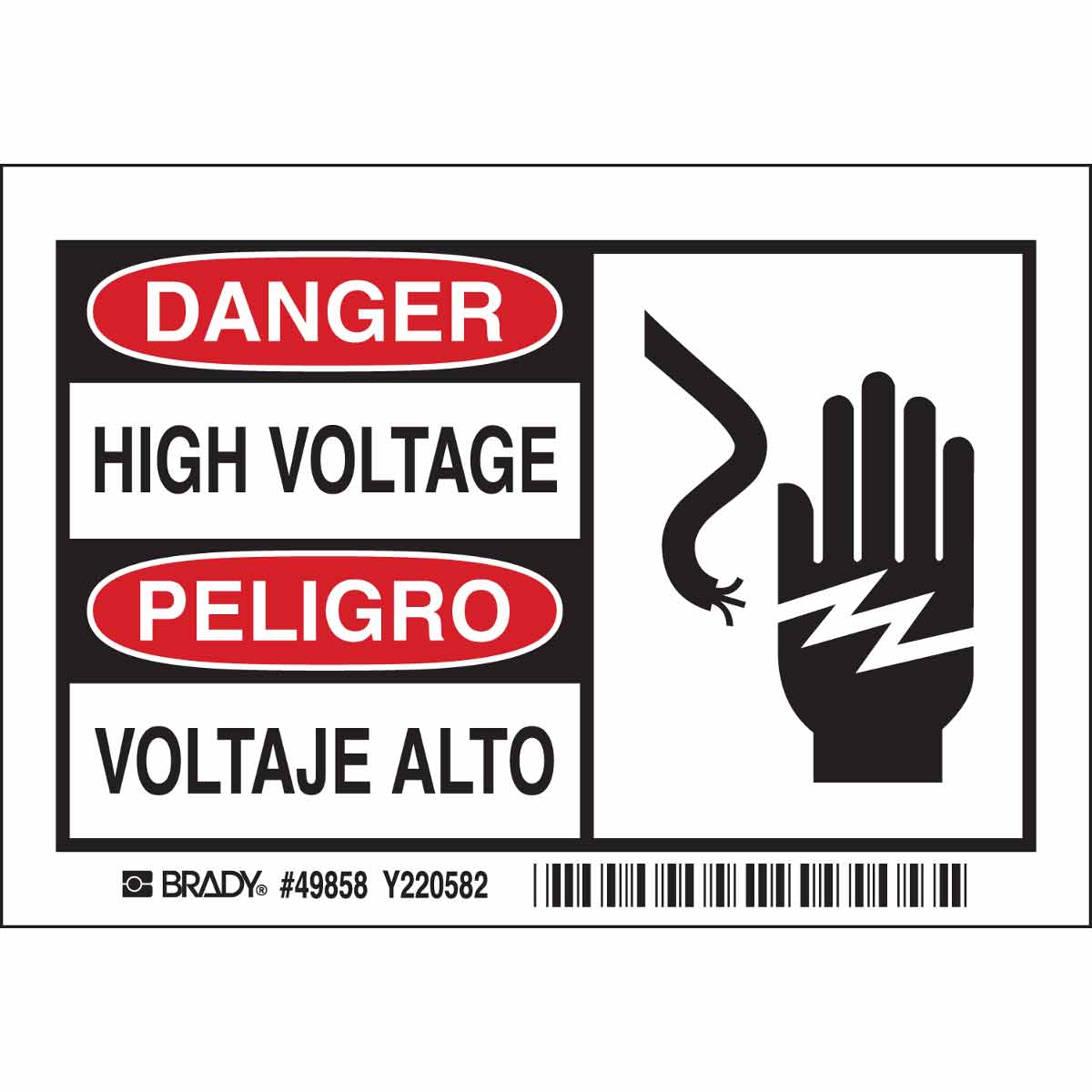 49858 ENG/SPN HIGH VOLTAGE 5/PK