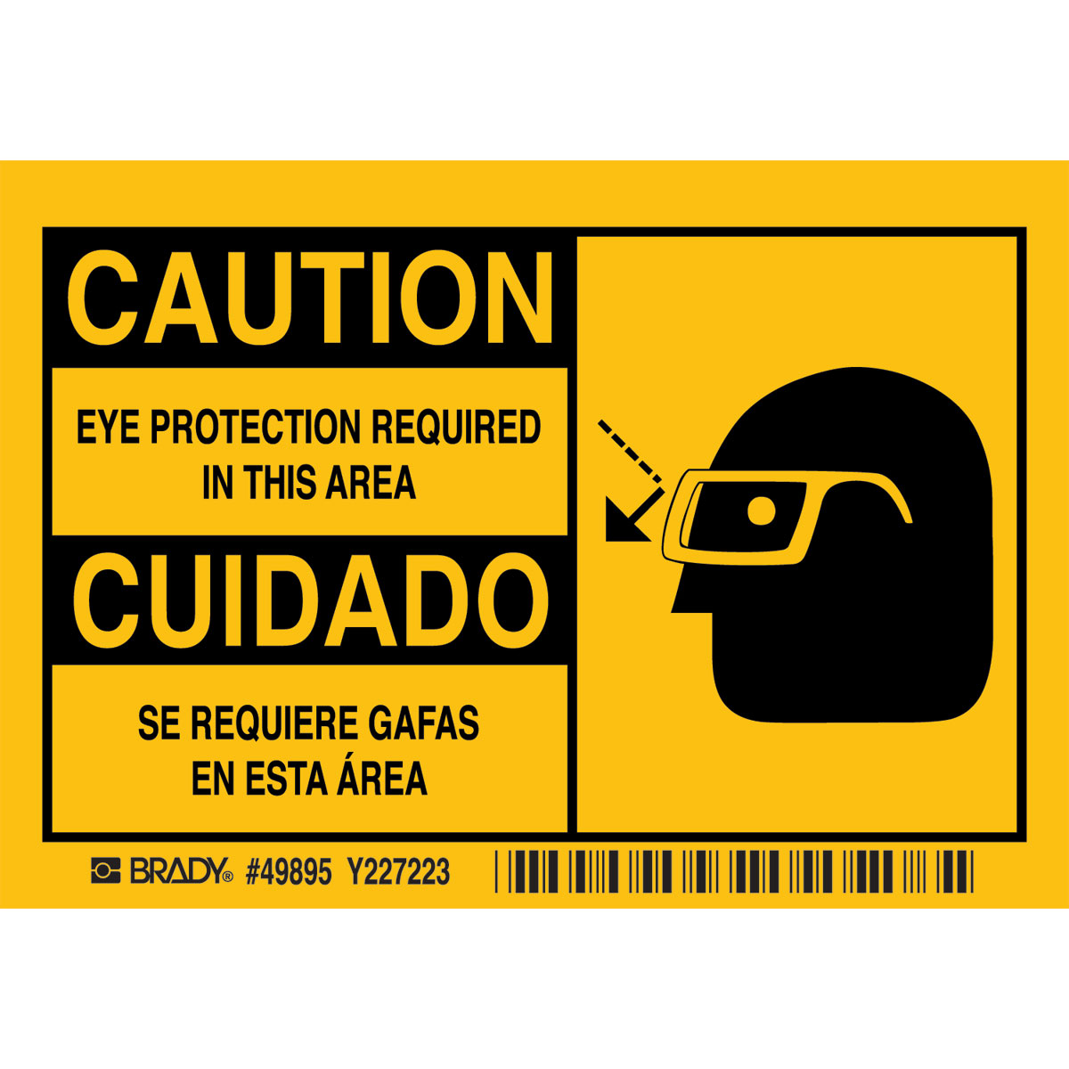 49895 ENG/SPN EYE PROTECTION 5/PK