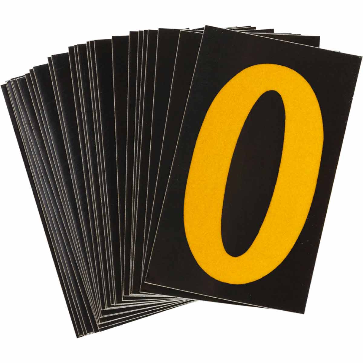 5890-O 1.5 in Reflective N&L YL on BK O 25/PK