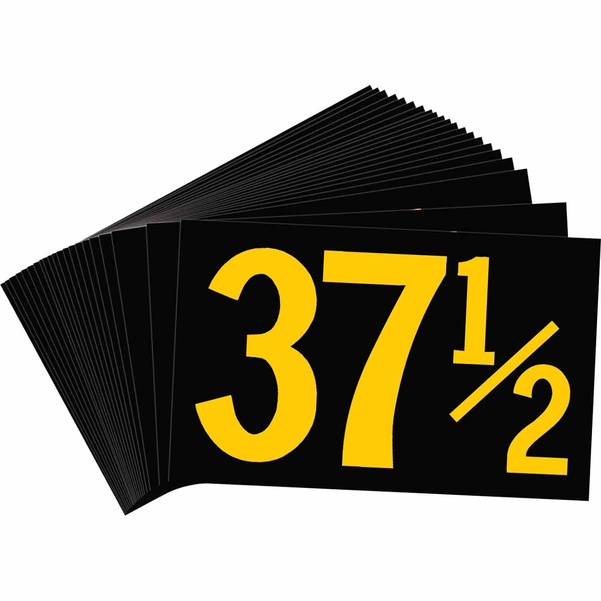 50014 2.5" Reflective N&L YL/BK 37 1/2 25/PK