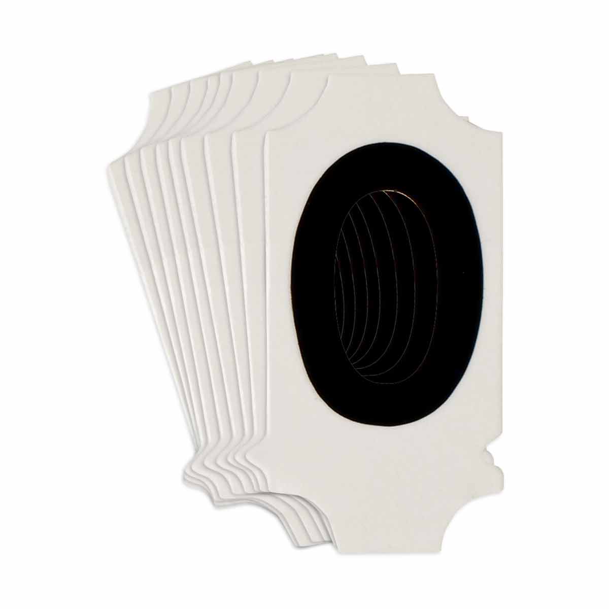 5010P-0 QA 5010 Series B302 1" Lbl, 0 BK 10PK