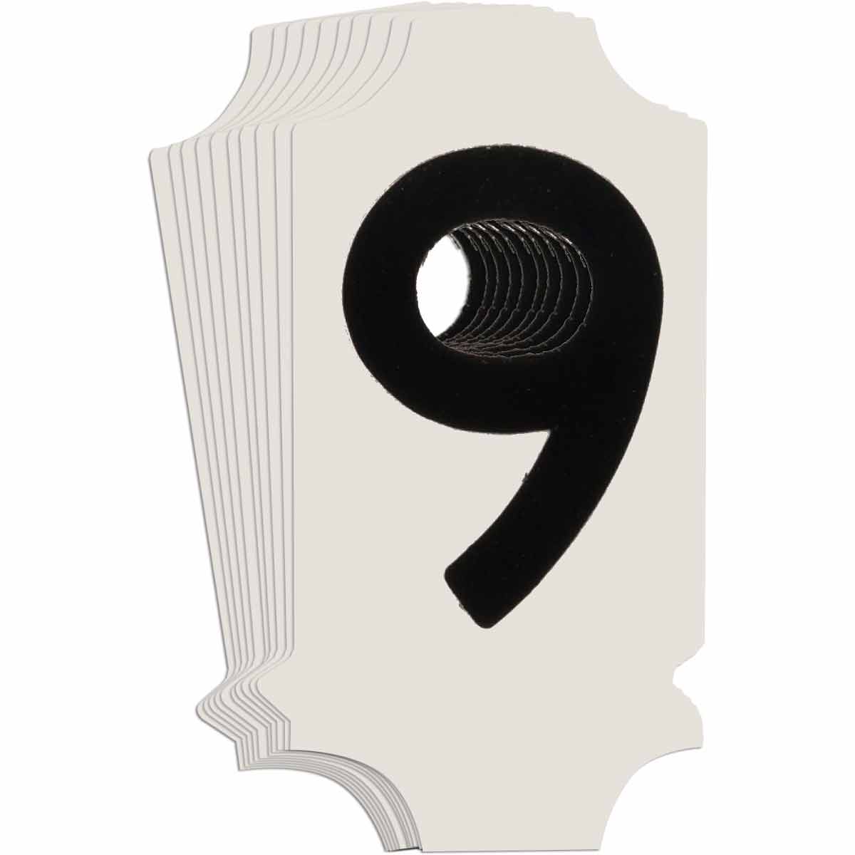 5010P-9 QA 5010 Series B302 1" Lbl, 9 BK 10PK