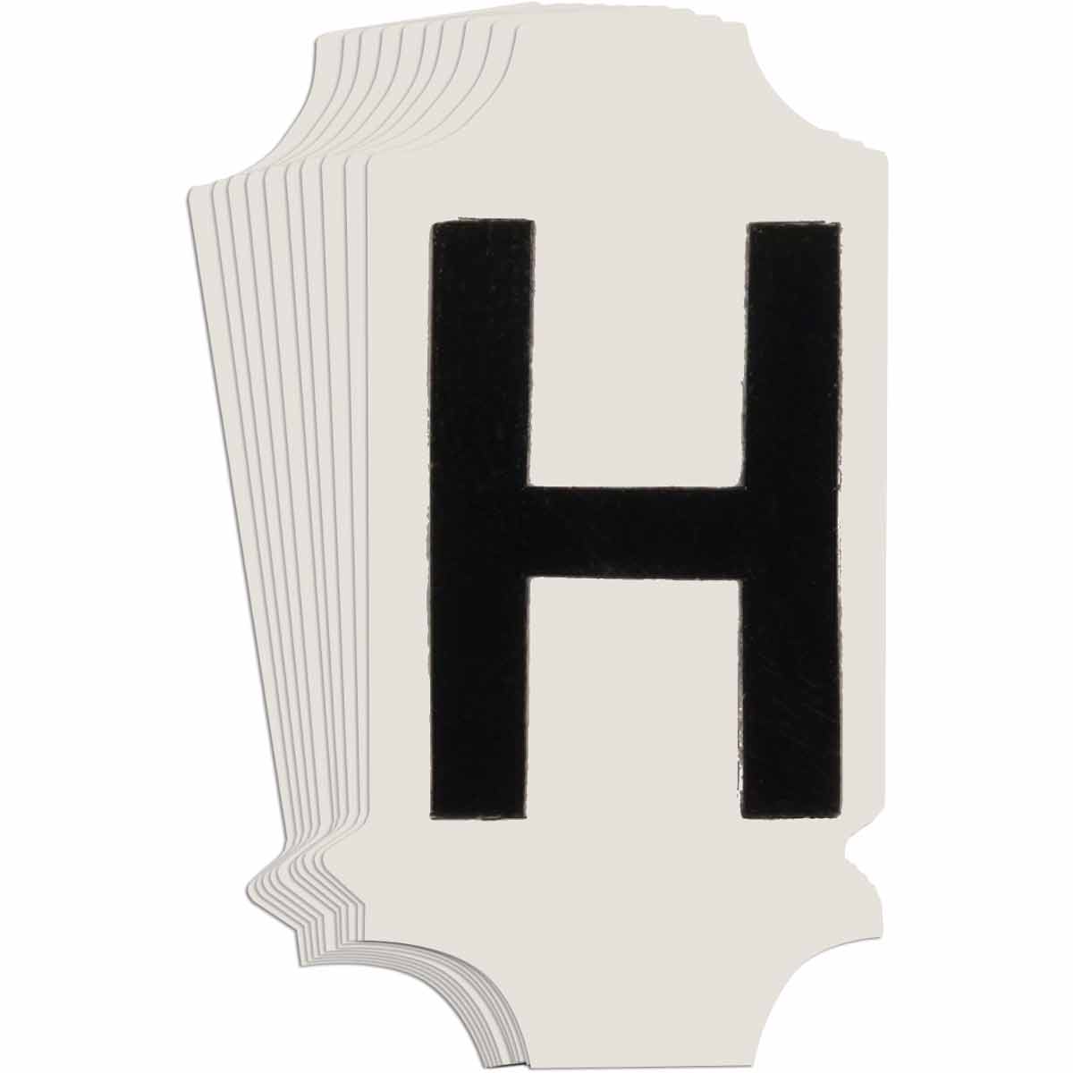 5010P-H QA 5010 Series B302 1" Lbl, H BK 10PK