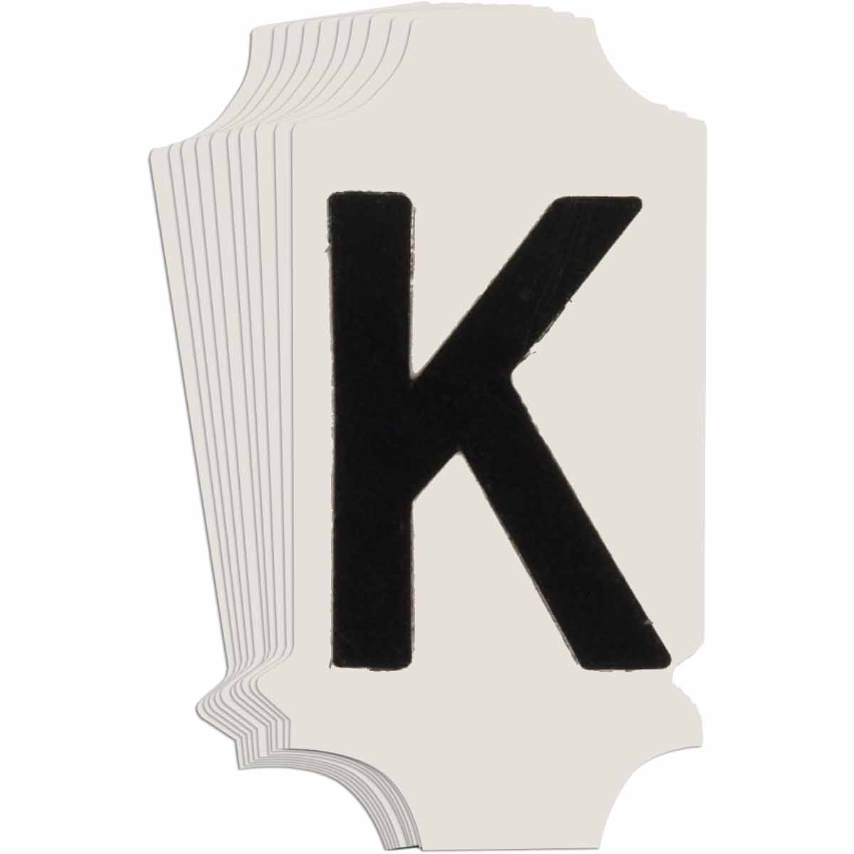 5010P-K QA 5010 Series B302 1" Lbl, K BK 10PK