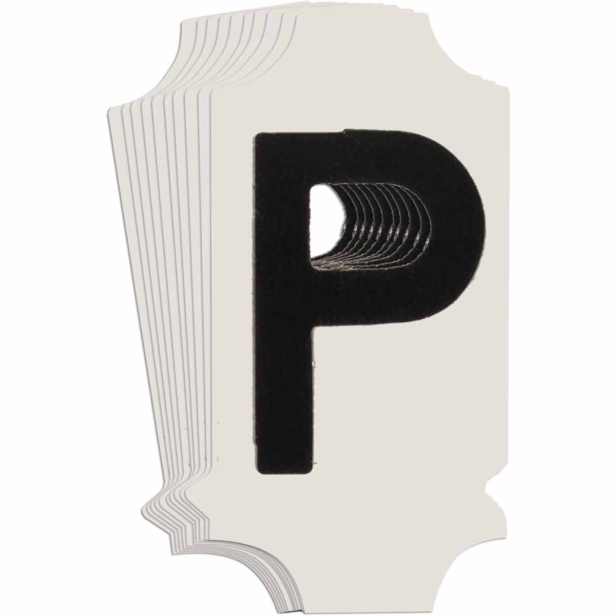 5010P-P QA 5010 Series B302 1" Lbl, P BK 10PK