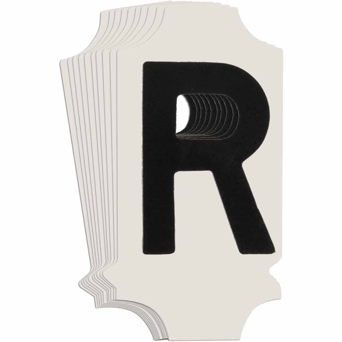 5010P-R QA 5010 Series B302 1" Lbl, R BK 10PK
