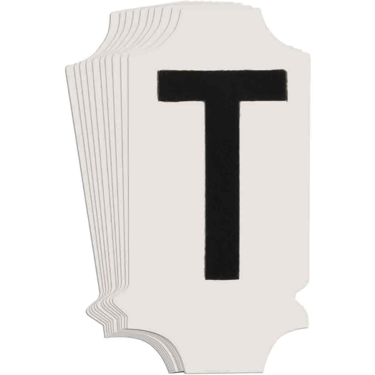 5010P-T QA 5010 Series B302 1" Lbl, T BK 10PK