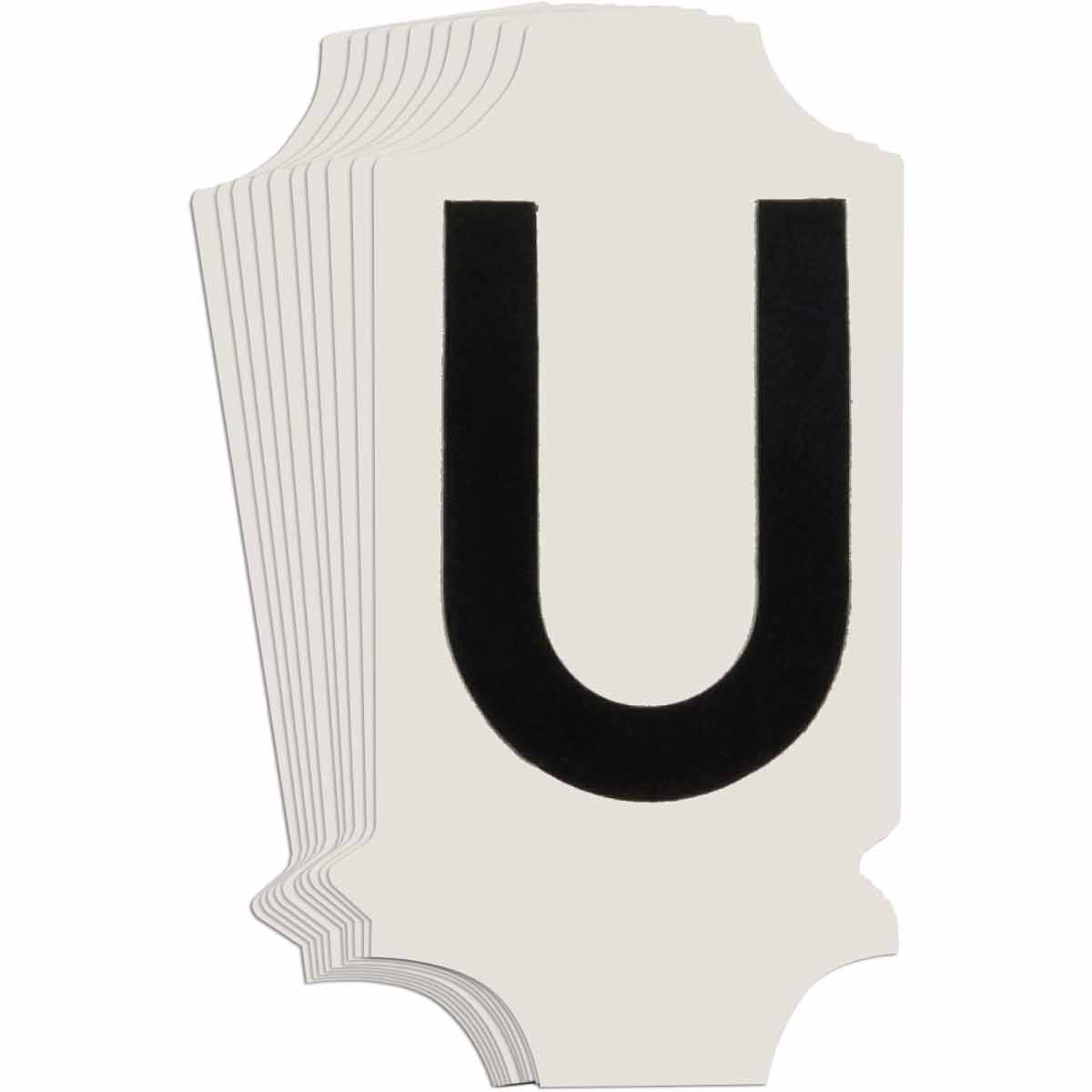 5010P-U QA 5010 Series B302 1" Lbl, U BK 10PK